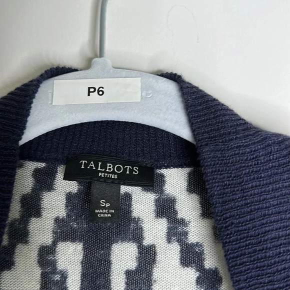Talbots Women’s Petites Cardigan | size SP | EUC | linen blend - Picture 2 of 4